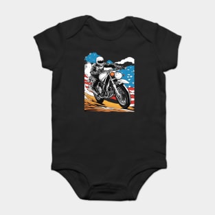 Motorcycle Rider Baby Bodysuit